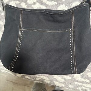 Canvas shoulder bag